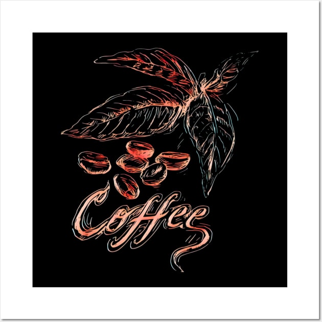 coffee beans Wall Art by MACIBETTA